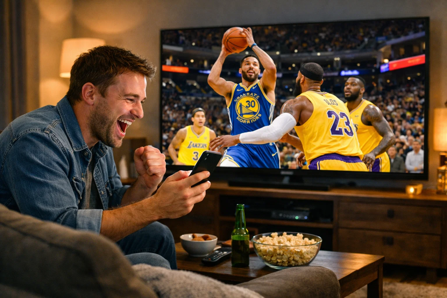 Scommesse live durante partita NBA in diretta